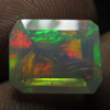 9x11 mm - Emerald Cut - AAAAAAAAA - Ethiopian Welo Opal Super Sparkle Awesome Amazing Full Colour Fire